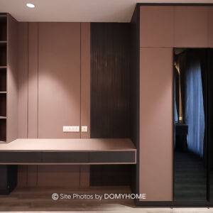 Bedroom Wardrobe cum TV Unit